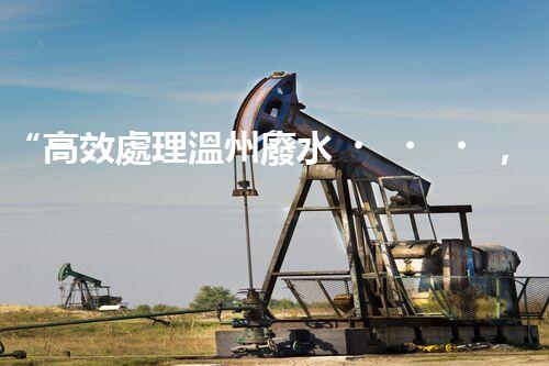 “高效處理溫州廢水，保護生態(tài)環(huán)境”